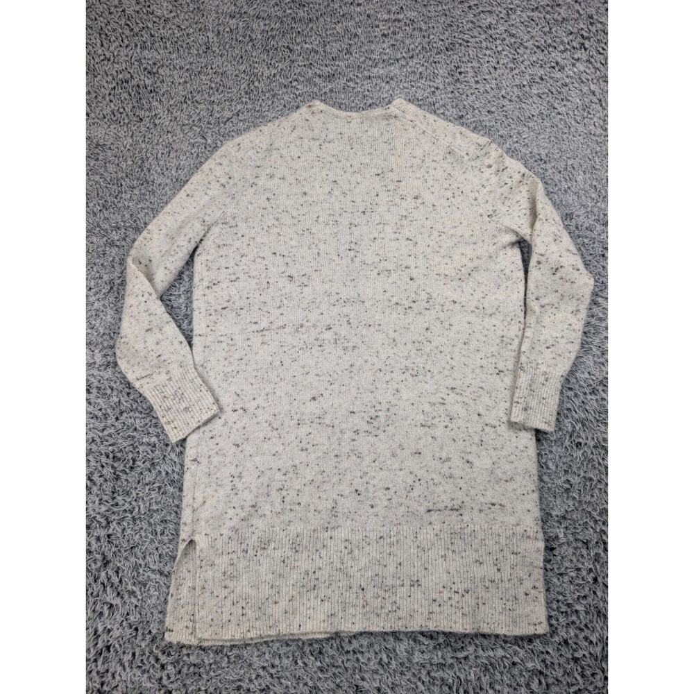 Madewell Sweater Women 2XS XXS Beige Normcore Cardigan Chunky Knit Wool Blend - Picture 6 of 7